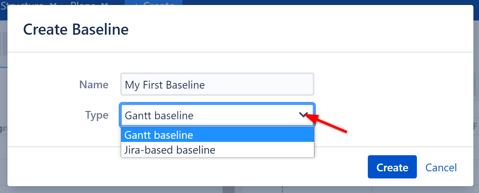 Select baseline type