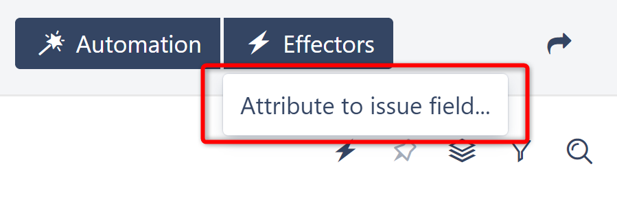 Attribute to issue field Effector